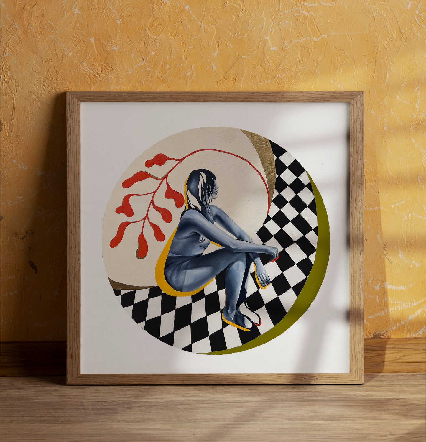 In a Checkered World Print