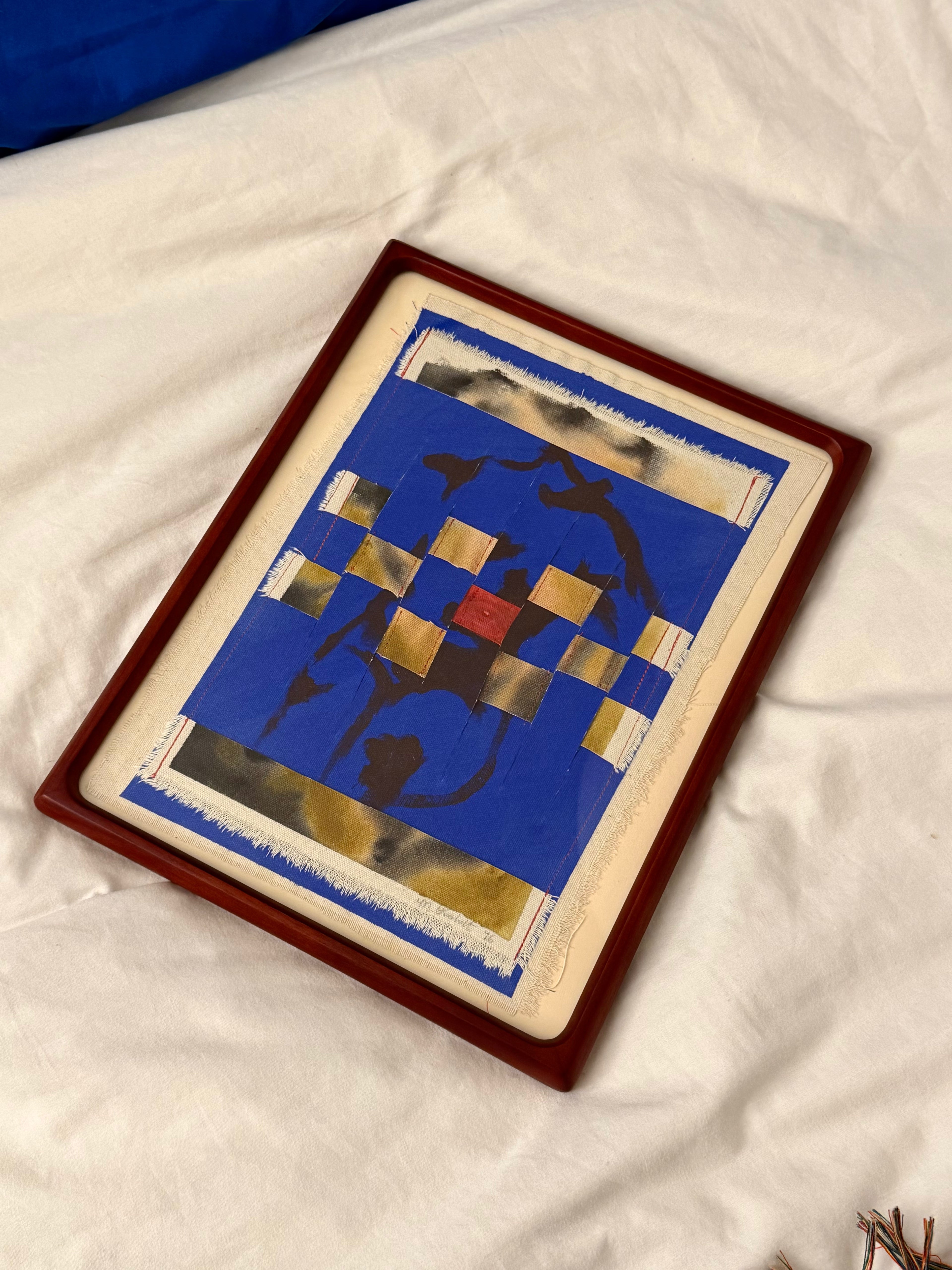 In Eye of the Blue Nude - Original Painting