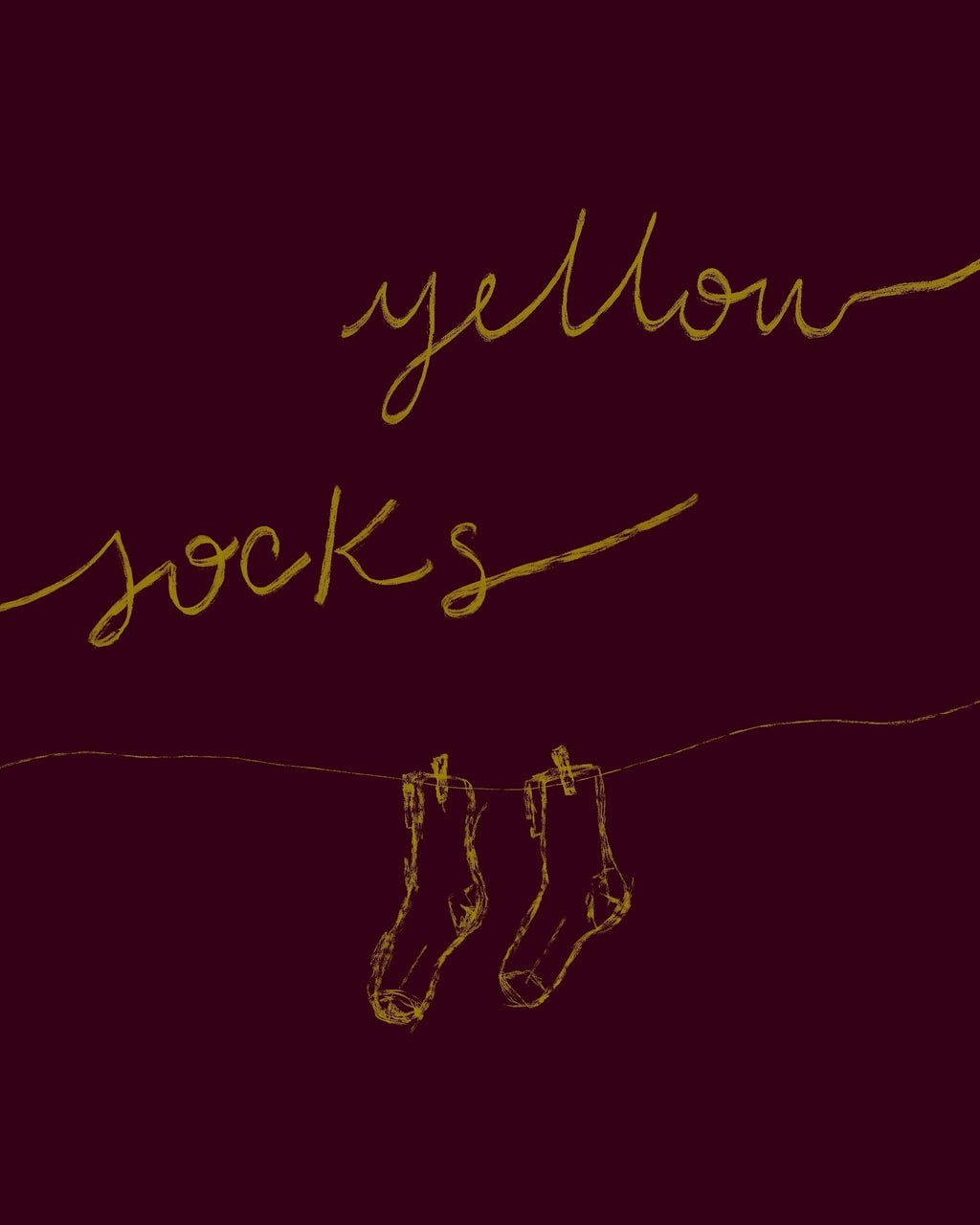 Yellow Socks - Monthly Print Club Subscription