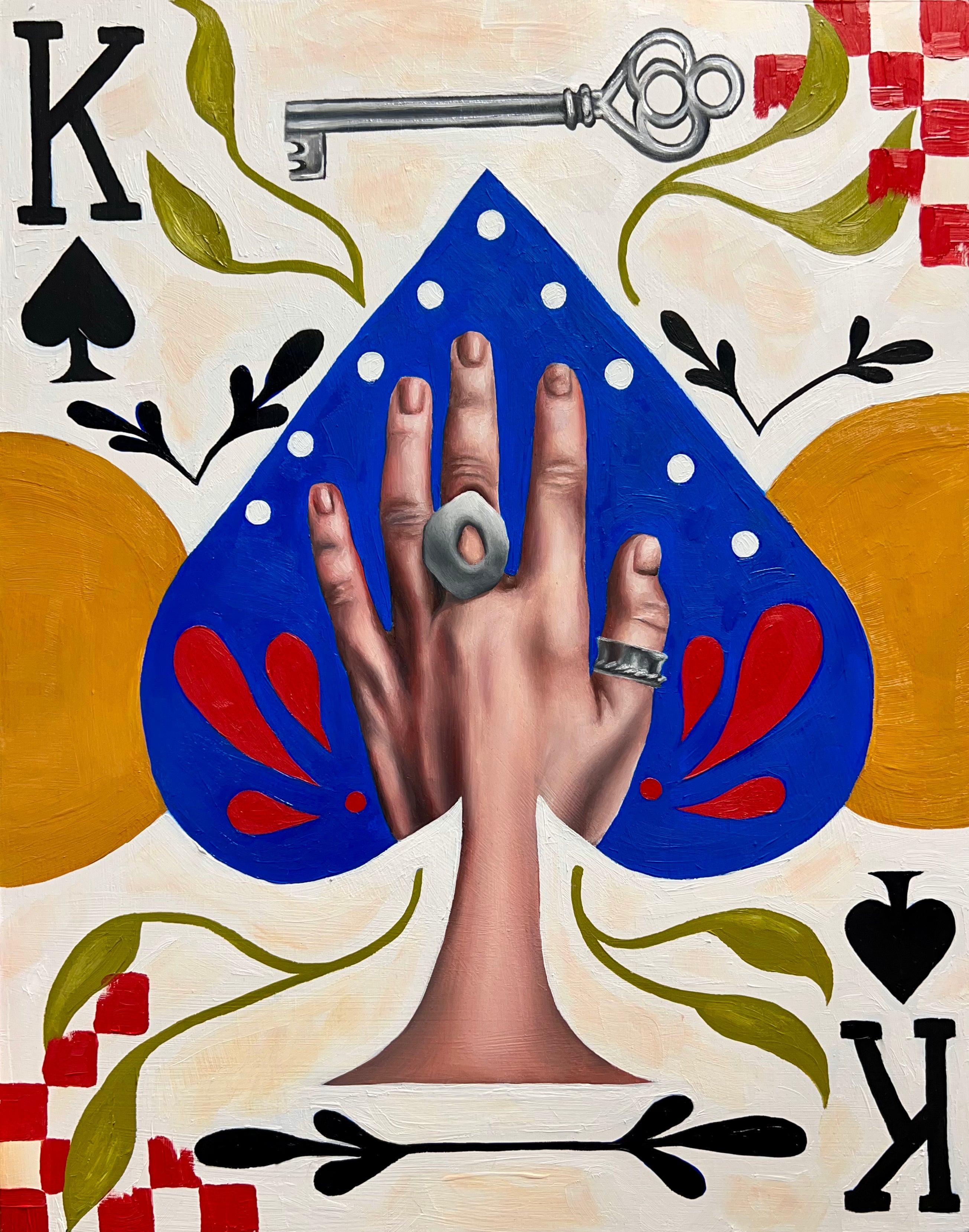 The King Holds the Key - Original Painting