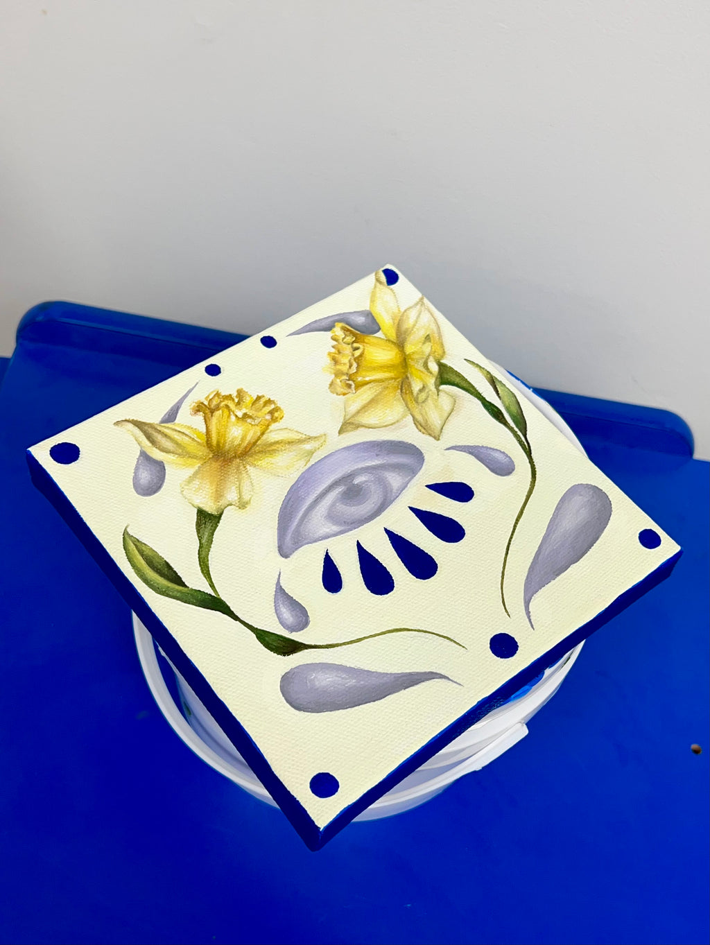 April Showers Mini Original Painting