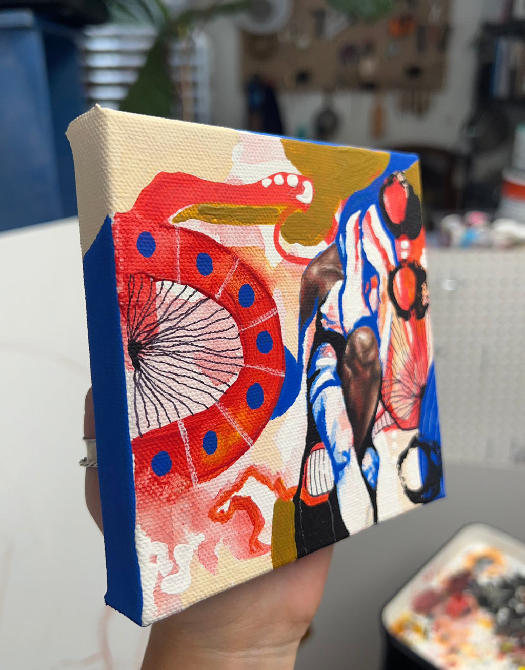 Take a Dip - Mini Original Painting