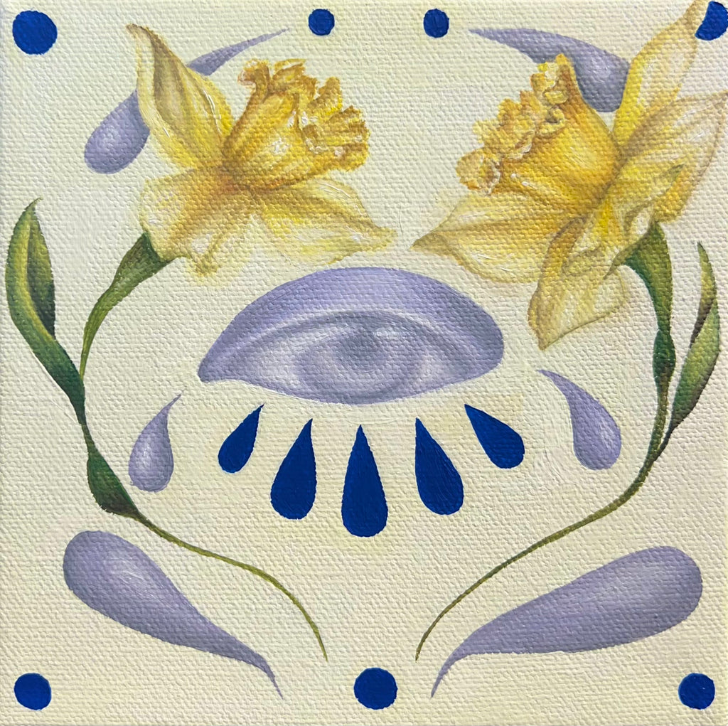 April Showers Mini Original Painting