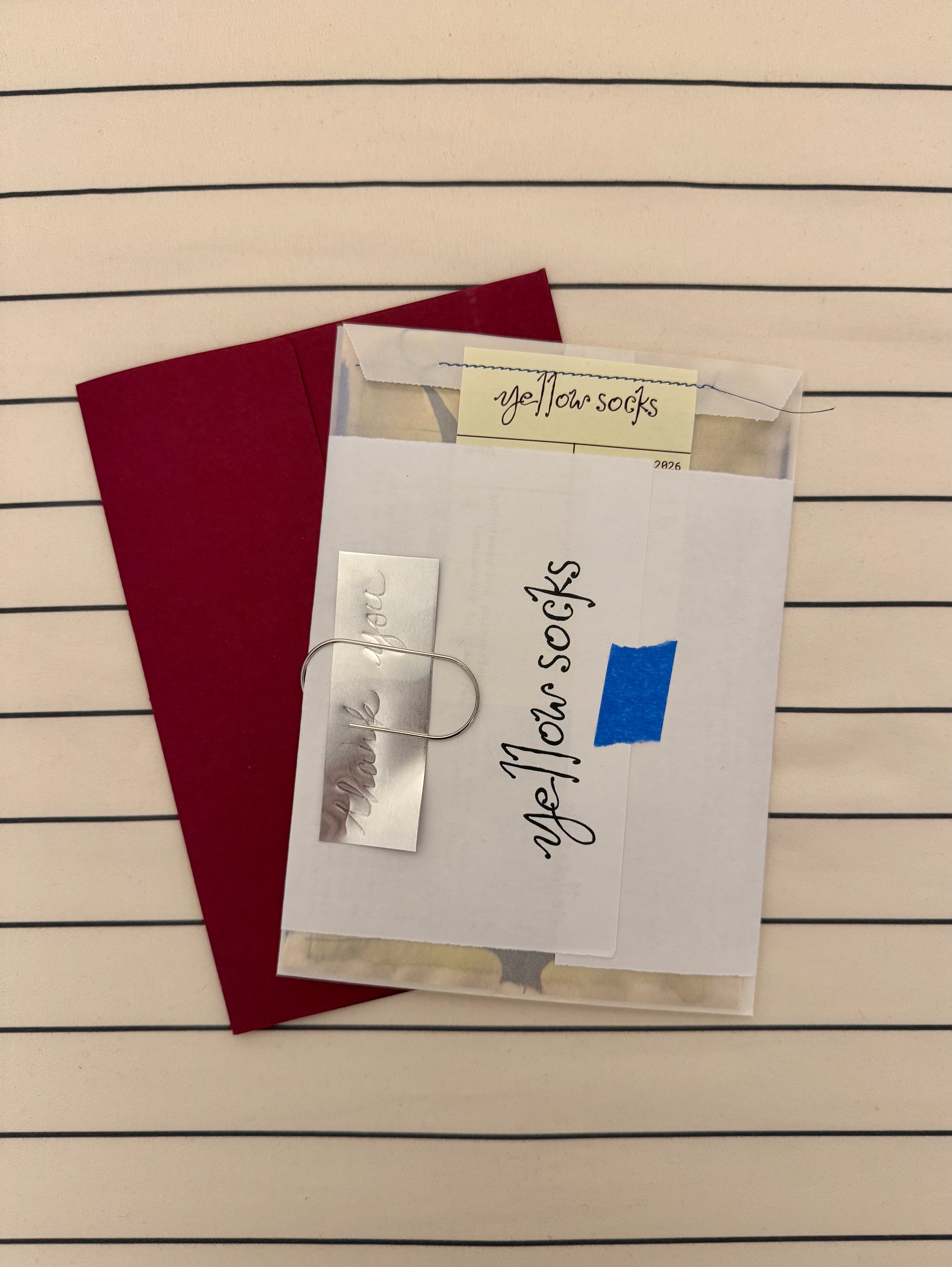 Yellow Socks - Monthly Print Club Subscription