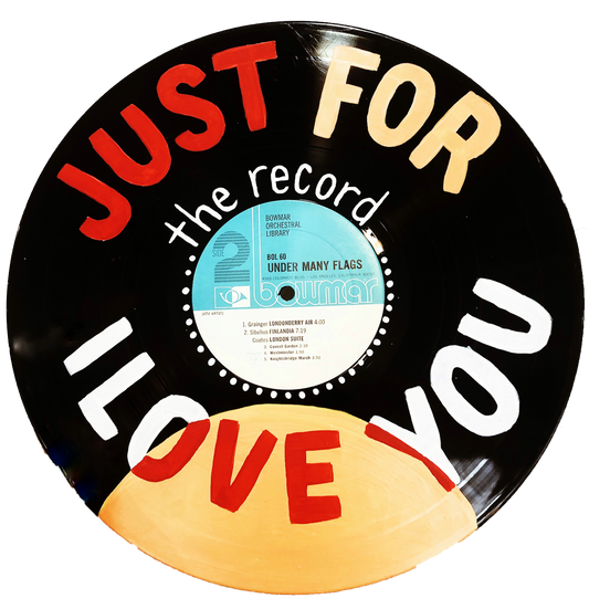Just For The Record I Love You Print